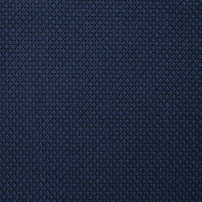 Dark Navy Blue Birdseye Super 100's All Wool Suiting By Holland & Sherry Yorkshire Fabric