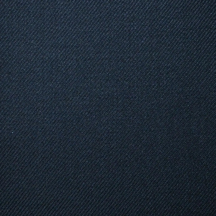 Black Plain Twill Super 100's All Wool Suiting By Holland & Sherry Yorkshire Fabric