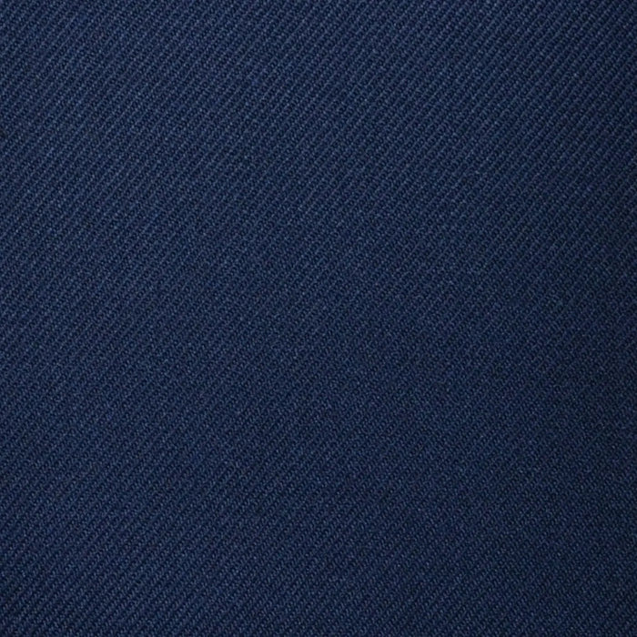 Bright Navy Blue Plain Twill Super 100's All Wool Suiting By Holland & Sherry Yorkshire Fabric