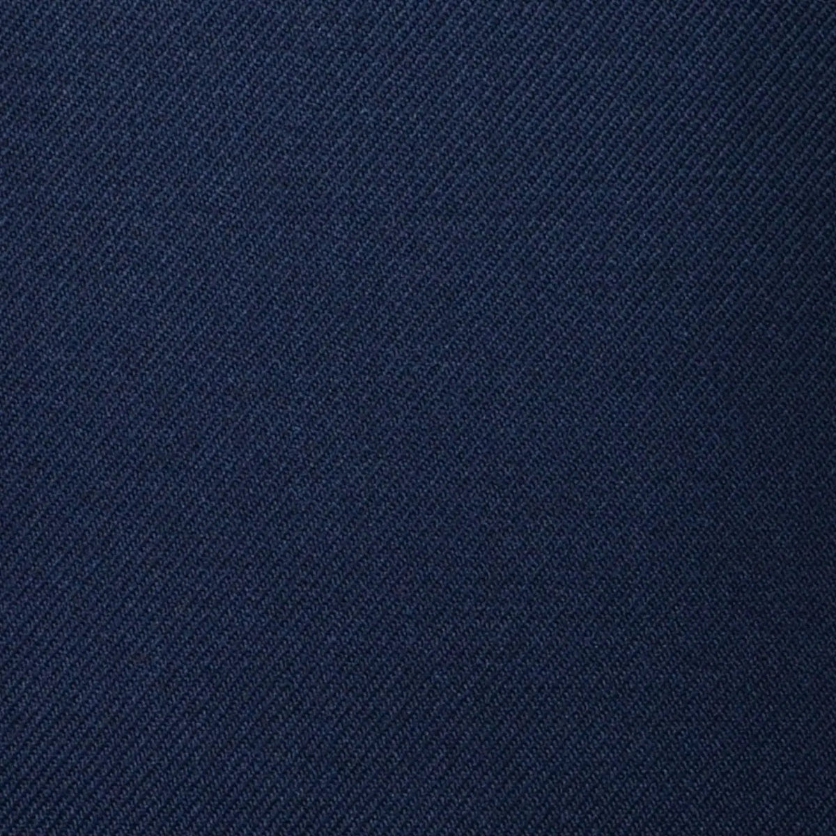 Navy Blue Plain Twill Super 100's All Wool Suiting By Holland & Sherry Yorkshire Fabric