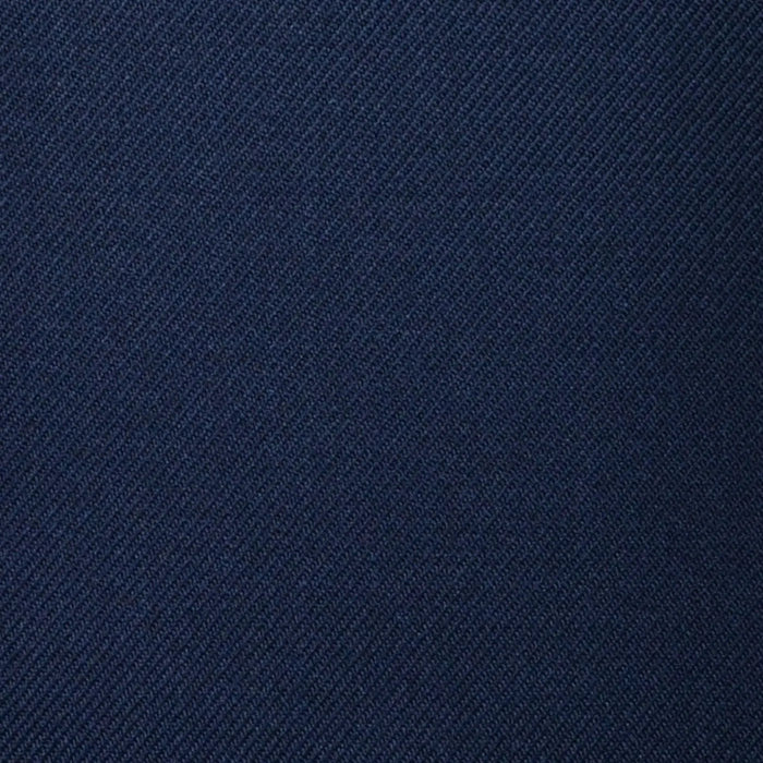 Navy Blue Plain Twill Super 100's All Wool Suiting By Holland & Sherry Yorkshire Fabric