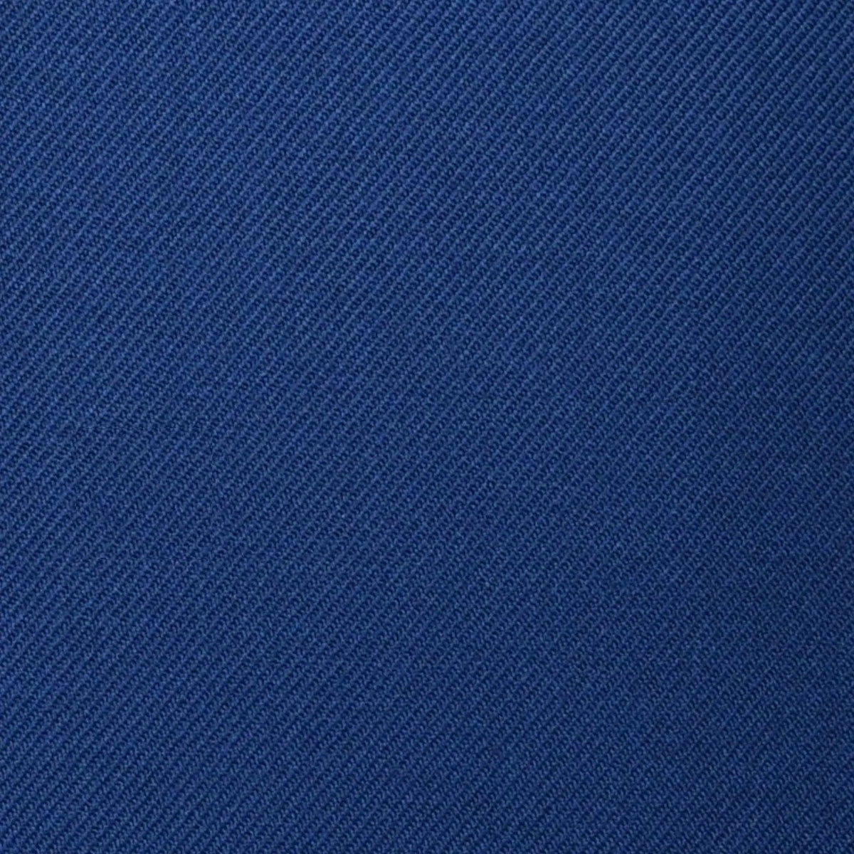 Medium Blue Plain Twill Super 100's All Wool Suiting By Holland & Sherry Yorkshire Fabric