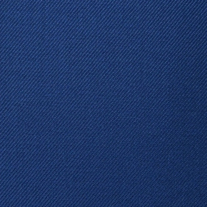Medium Blue Plain Twill Super 100's All Wool Suiting By Holland & Sherry Yorkshire Fabric