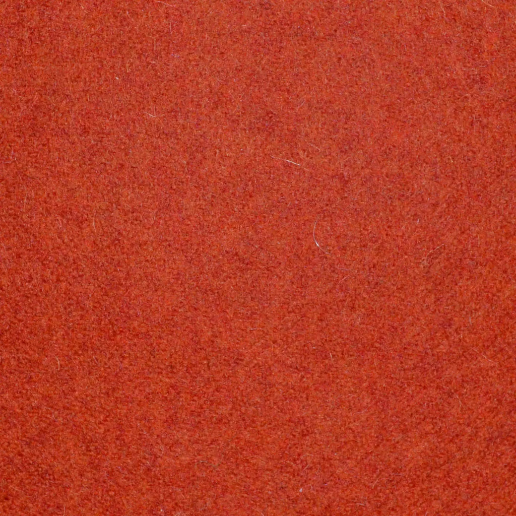 Burnt Orange All Wool Tweed Coating