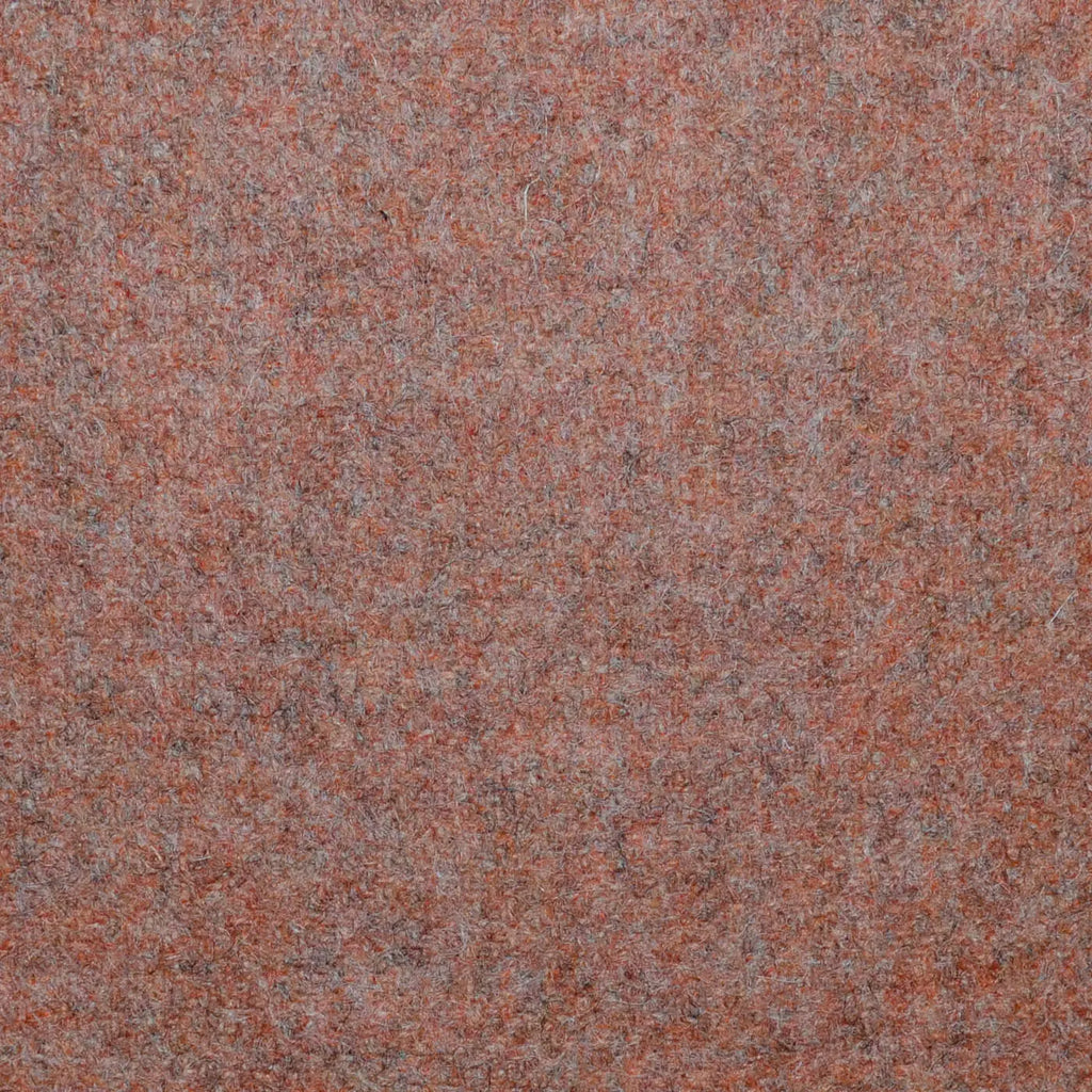 Salmon Pink All Wool Tweed Coating