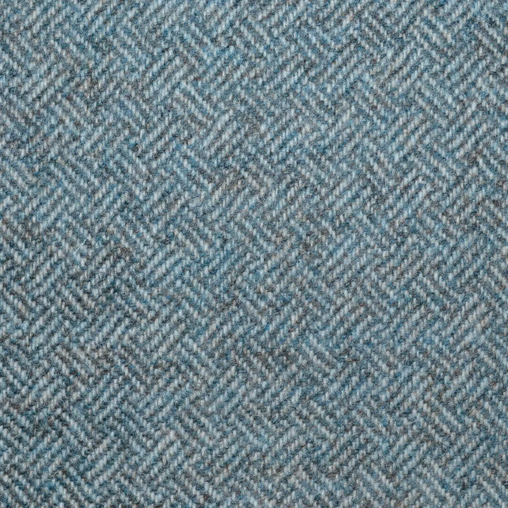 Juniper Green All Wool Geo Parquet Weave Coating