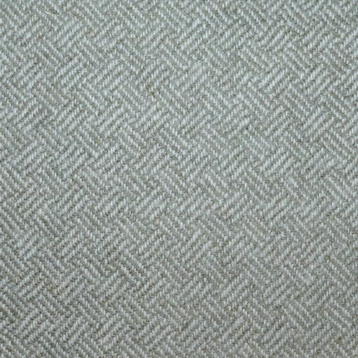 Sage Green All Wool Geo Parquet Weave Coating