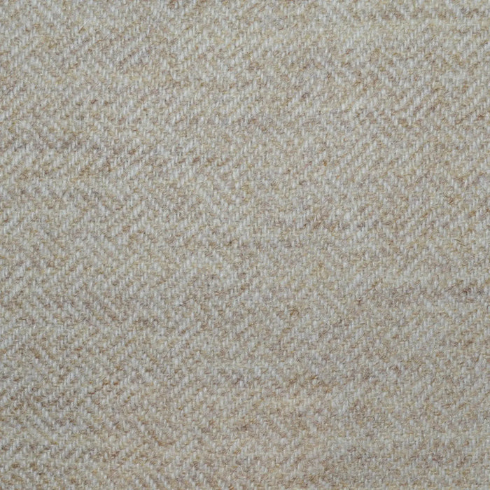 Natural All Wool Geo Parquet Weave Coating