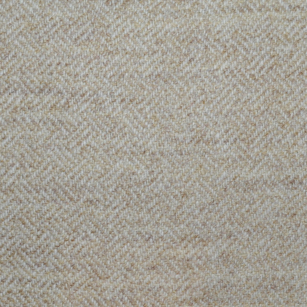Natural All Wool Geo Parquet Weave Coating