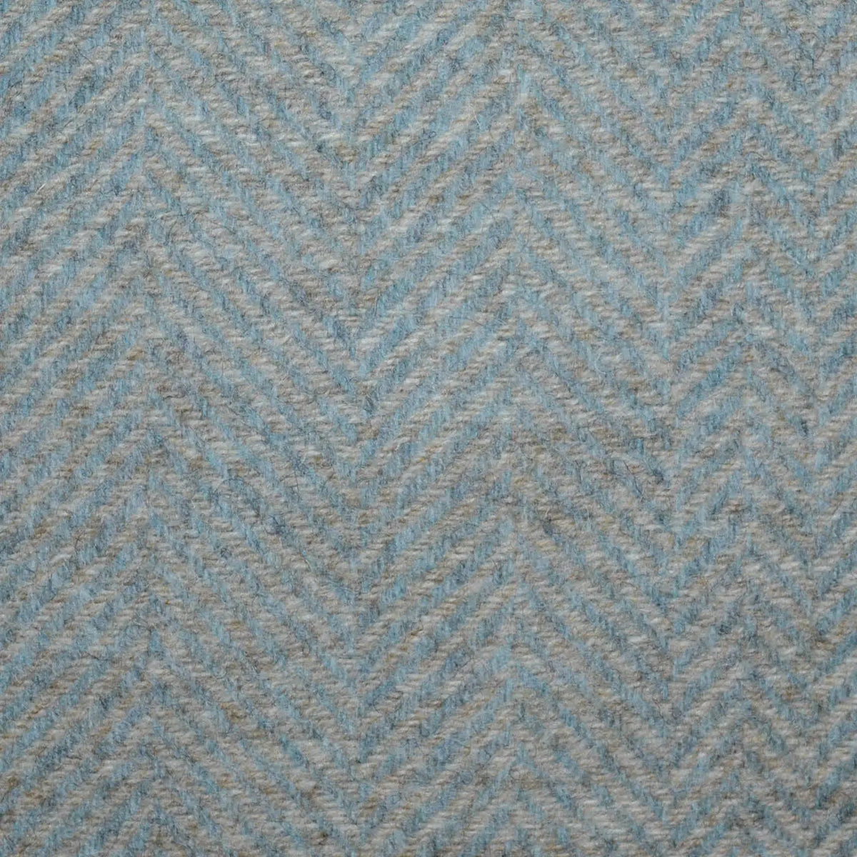 Sage and Grey/Ecru Multi Width Herringbone All Wool Coating