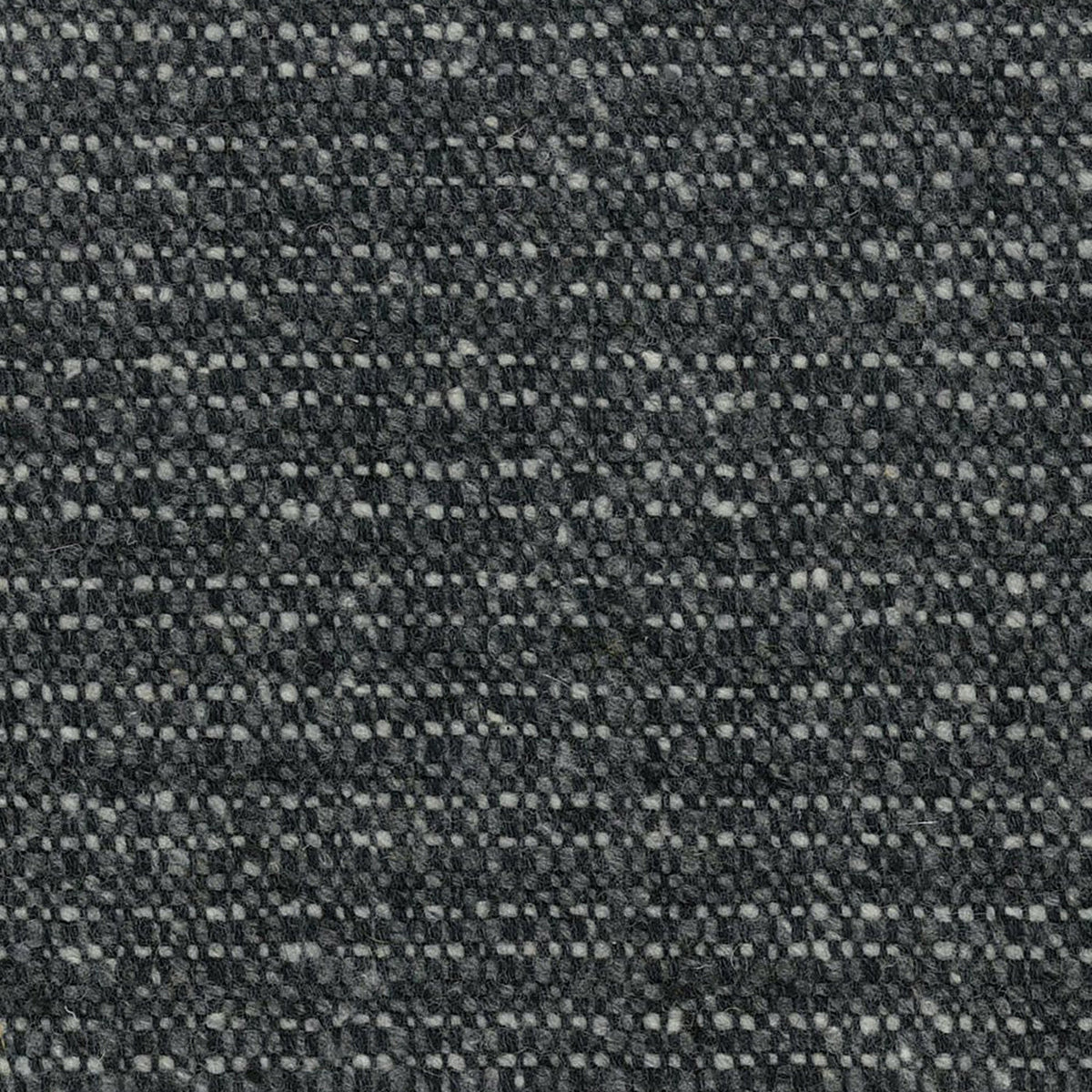 Dark Grey Split Tramline Weave Wool Tweed