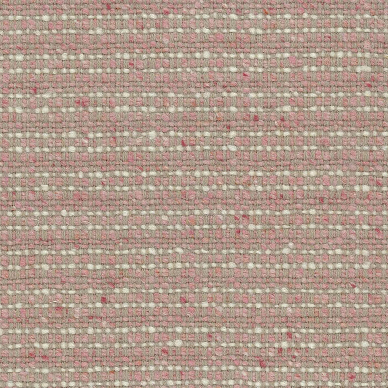 Pink Split Tramline Weave Wool Tweed