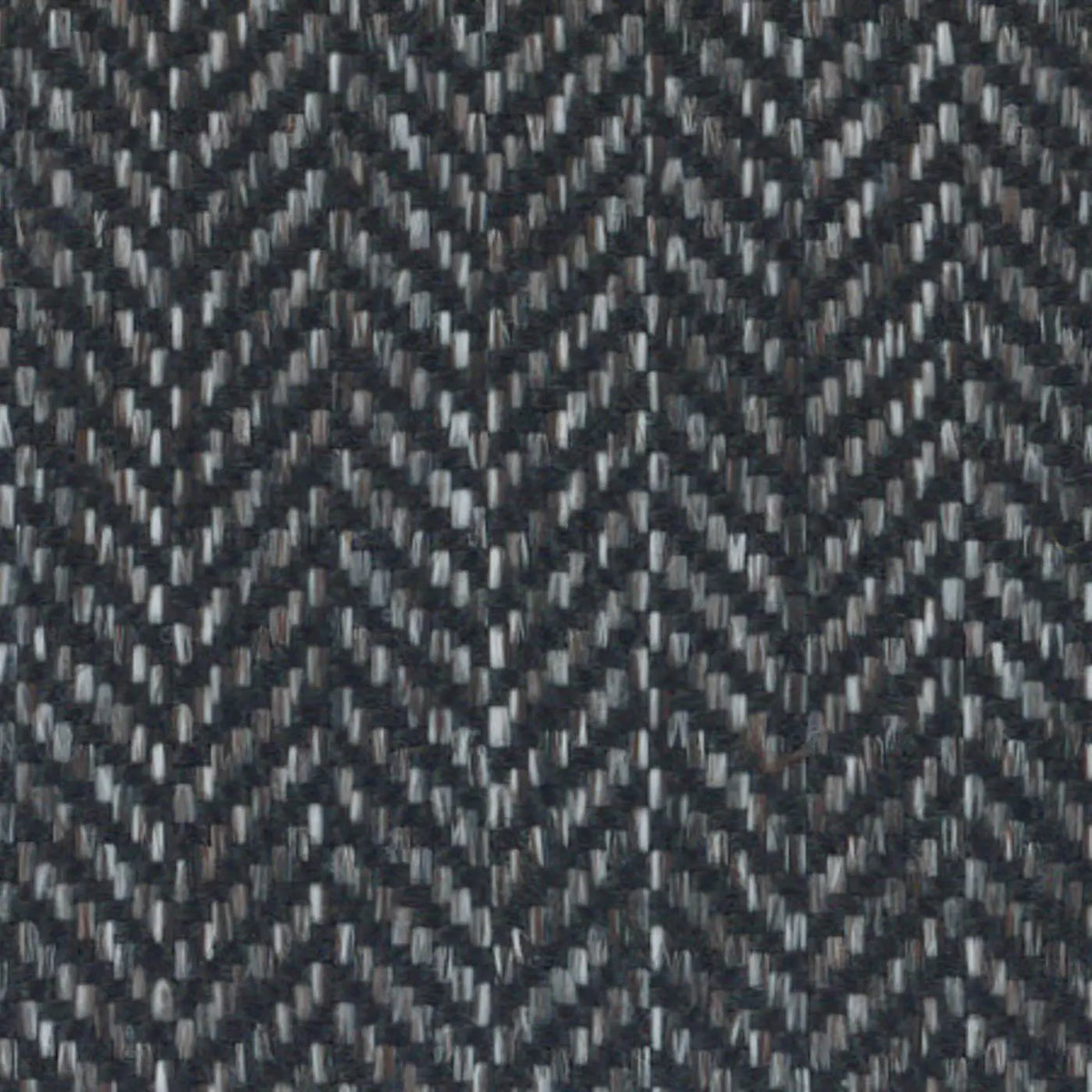 Charcoal & Silver Grey Classic Herringbone Upholstery