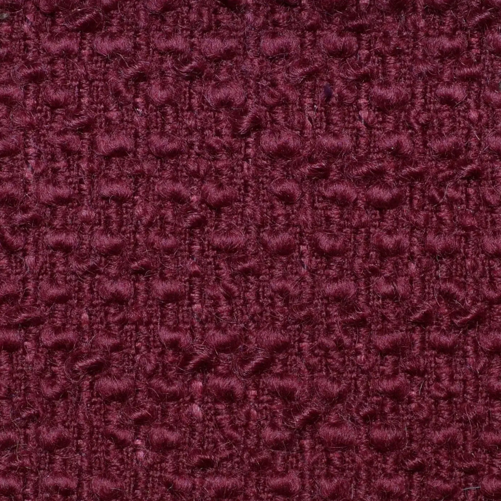 Ruby Red Wool & Mohair Blended Boucle Jacketing - Yorkshire Fabric
