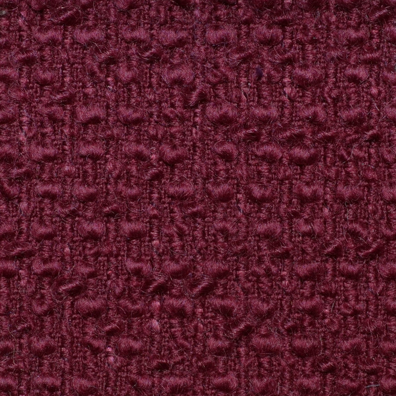 Ruby Red Wool & Mohair Blended Boucle Jacketing