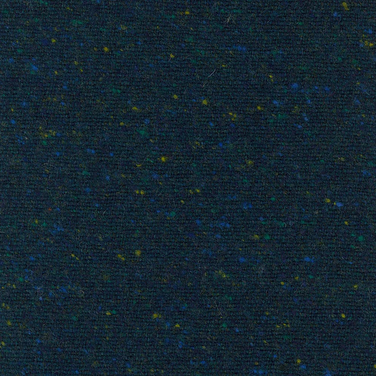 Marine Blue Speckled Wool Donegal Tweed