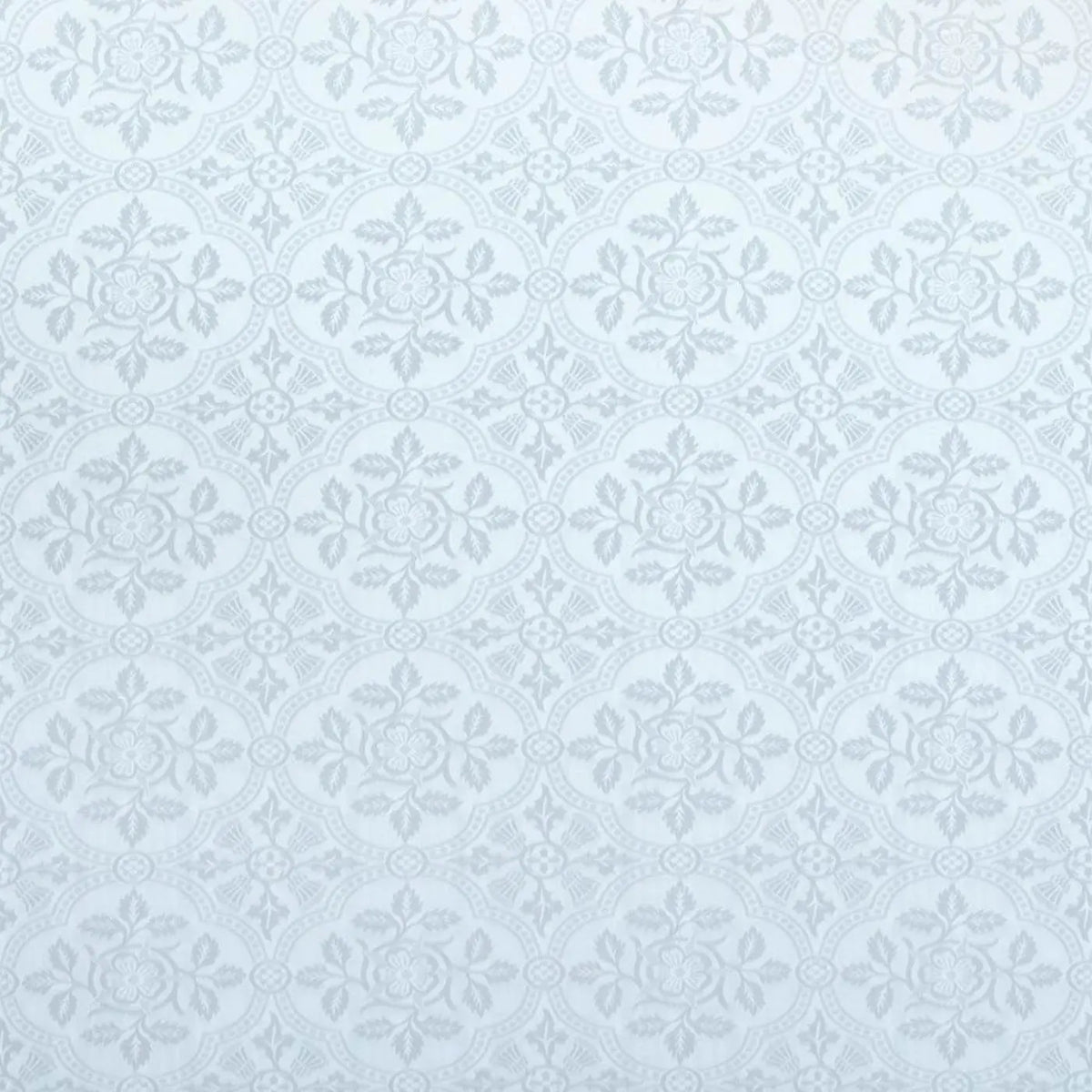 White Rose and Thistle Brocade Damask Jacquard Jacketing