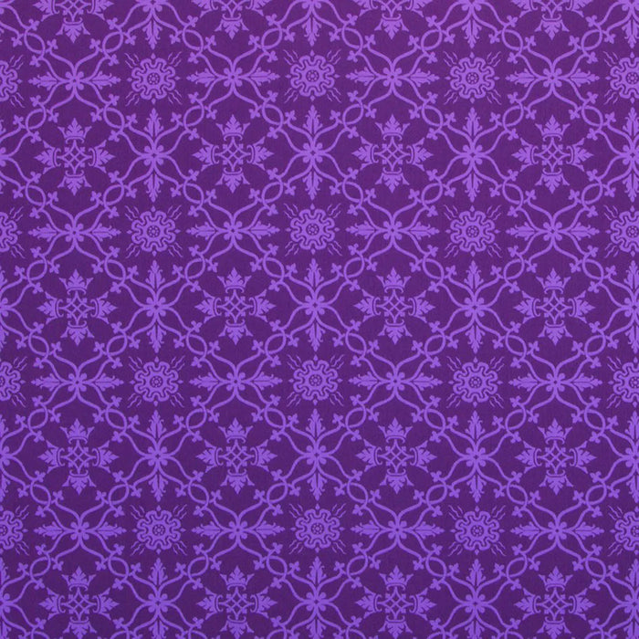 Violet Pugin Geo Cross Brocade Damask Jacquard Jacketing