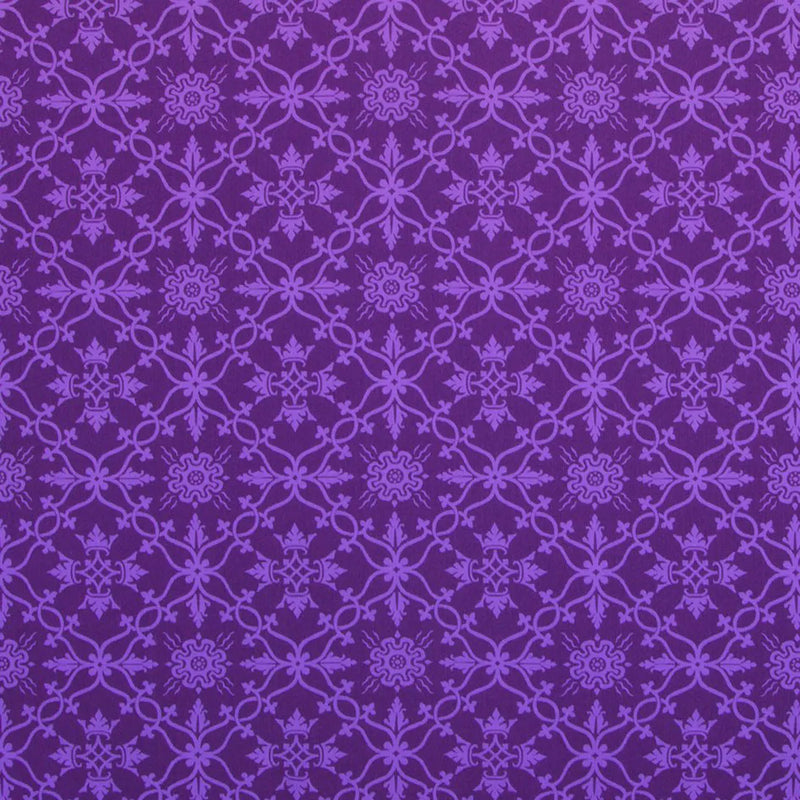 Violet Pugin Geo Cross Brocade Damask Jacquard Jacketing