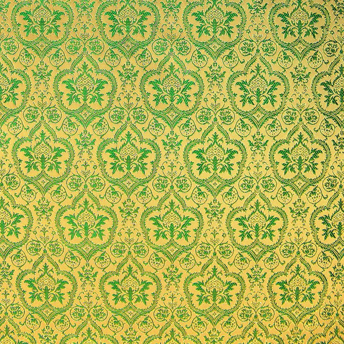 Green and Gold 15th Century Florentine Design Brocade Jacketing