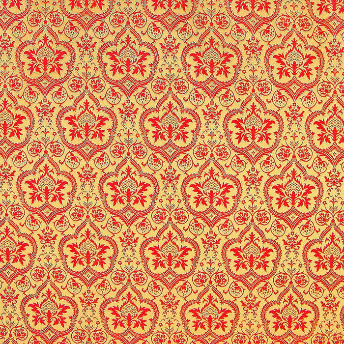 Red and Gold 15th Century Florentine Design Brocade Jacketing