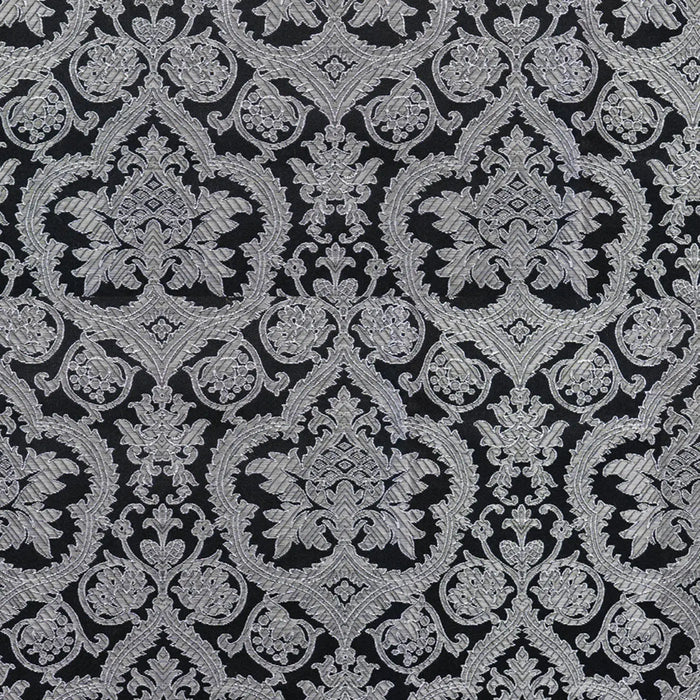 Black and Silver 15th Century Florentine Design Brocade Jacketing