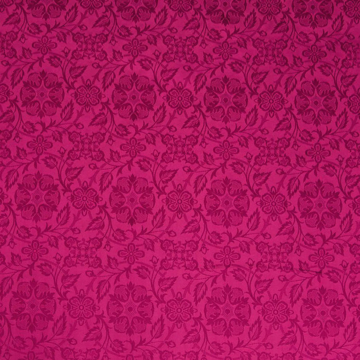 Purple Victorian English Rose Brocade Damask Jacquard Jacketing