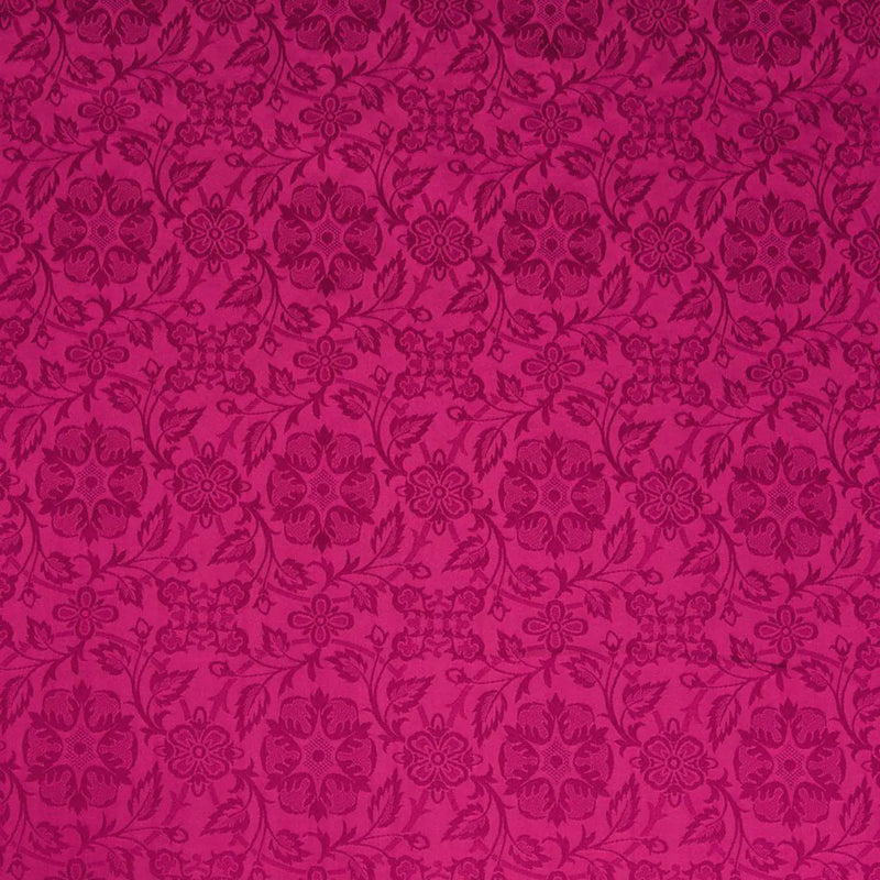 Purple Victorian English Rose Brocade Damask Jacquard Jacketing