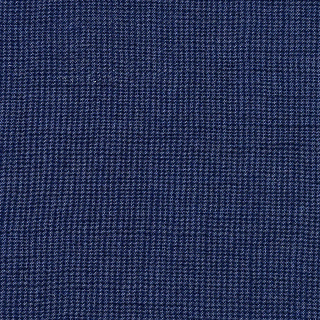 Bright Navy Blue Mohair & Super 110's Italian Wool Suiting