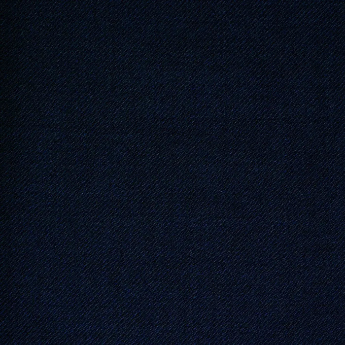 Navy Blue Twill All Wool Suiting