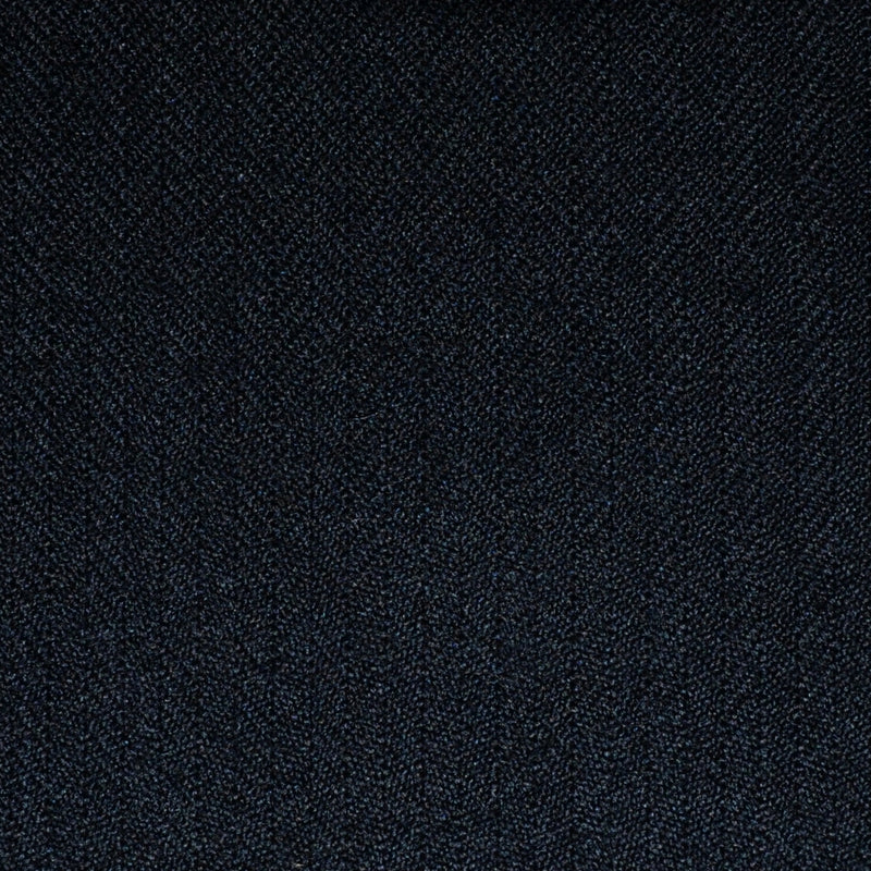 Black Narrow 1/8th" Herringbone Super 100's All Wool Suiting