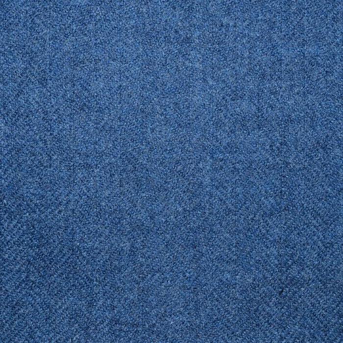 Air Force Blue Herringbone Lambswool & Cashmere Jacketing Yorkshire Fabric