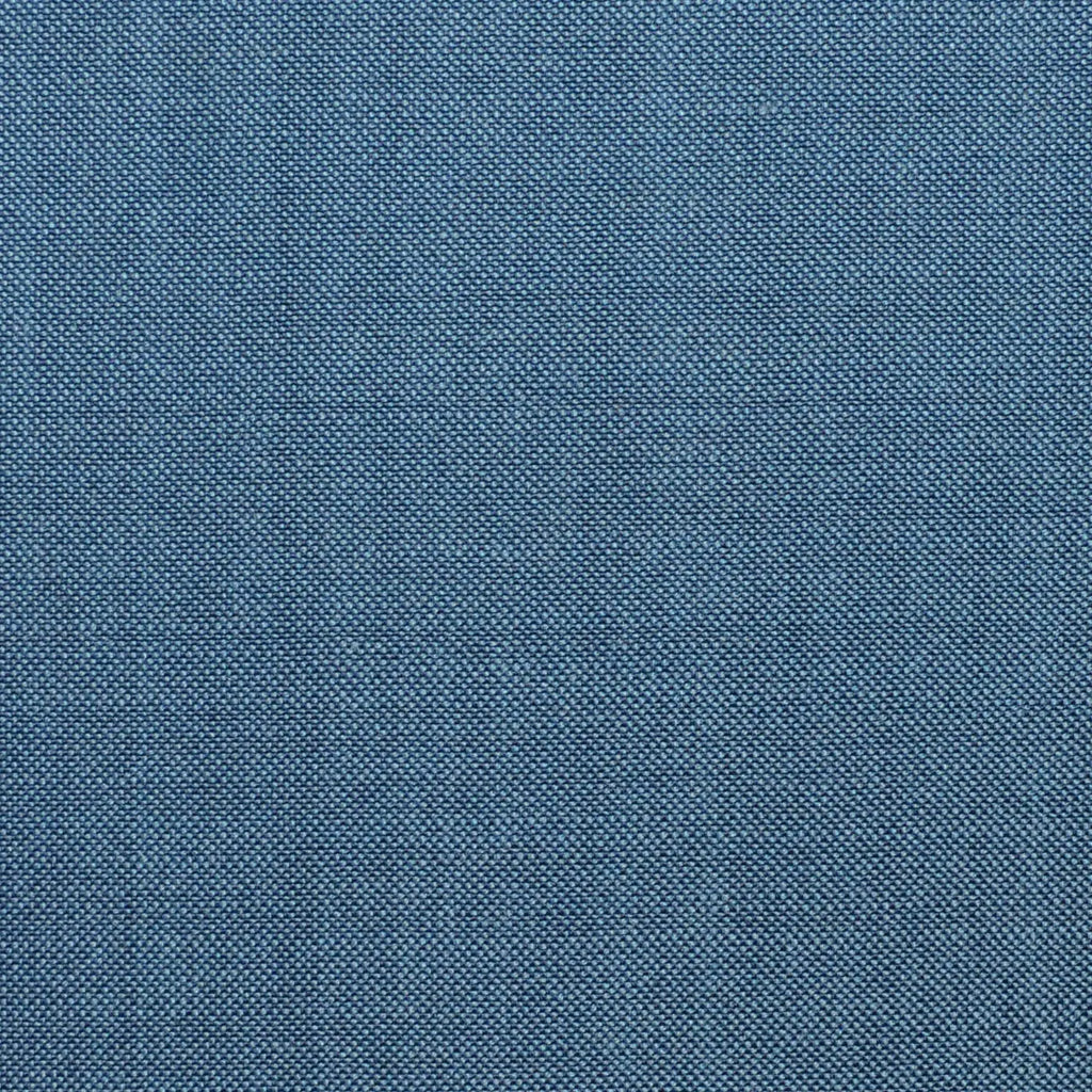 Airforce Blue Contrast Super 100's Wool & Kid Mohair Suiting By Holland & Sherry