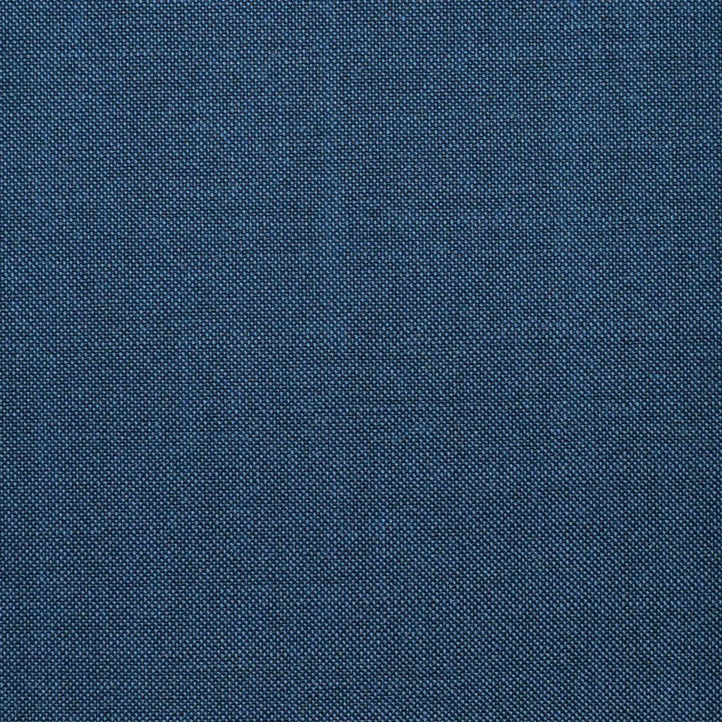 Dark Petrol Blue Contrast Super 100's Wool & Kid Mohair Suiting By Holland & Sherry
