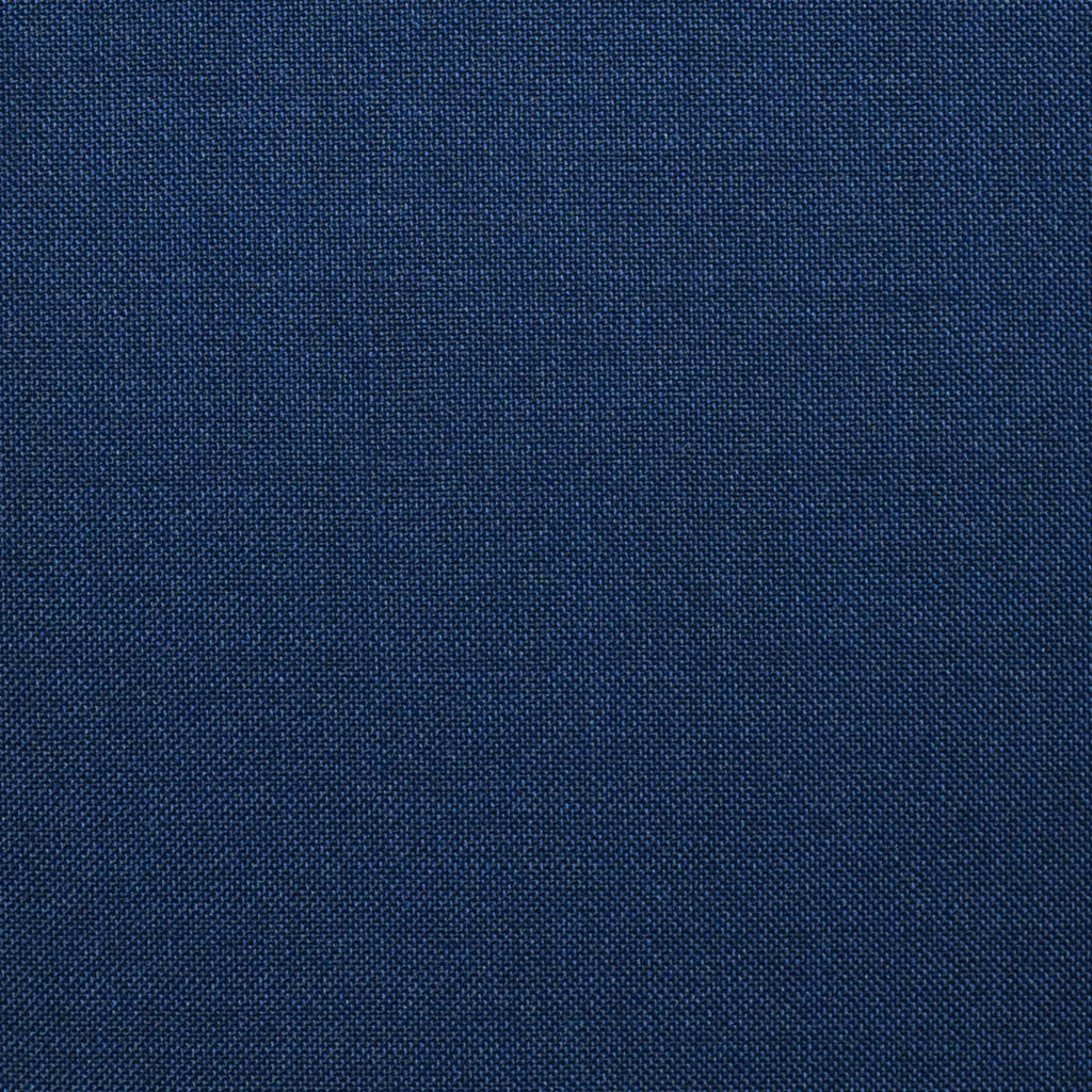 Navy Solid Super 100's Wool & Kid Mohair Suiting By Holland & Sherry