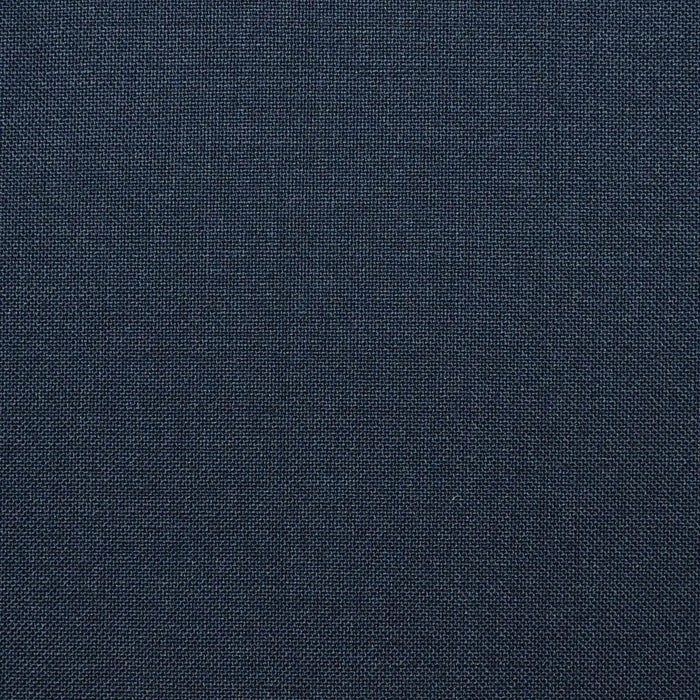 Dark Navy Solid Super 100's Wool & Kid Mohair Suiting By Holland & Sherry