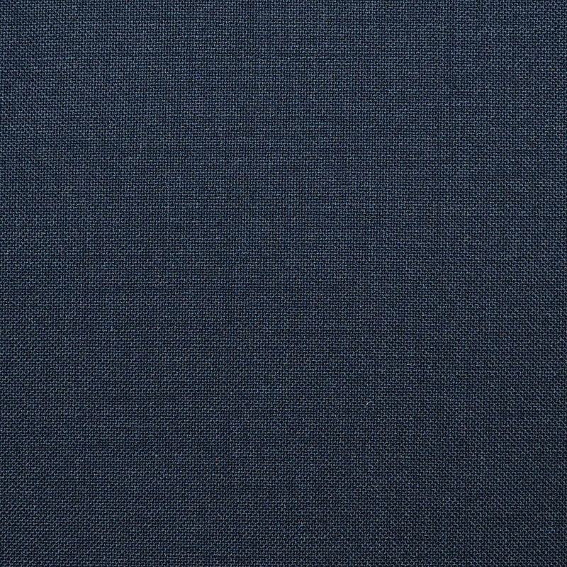 Dark Navy Solid Super 100's Wool & Kid Mohair Suiting By Holland & Sherry