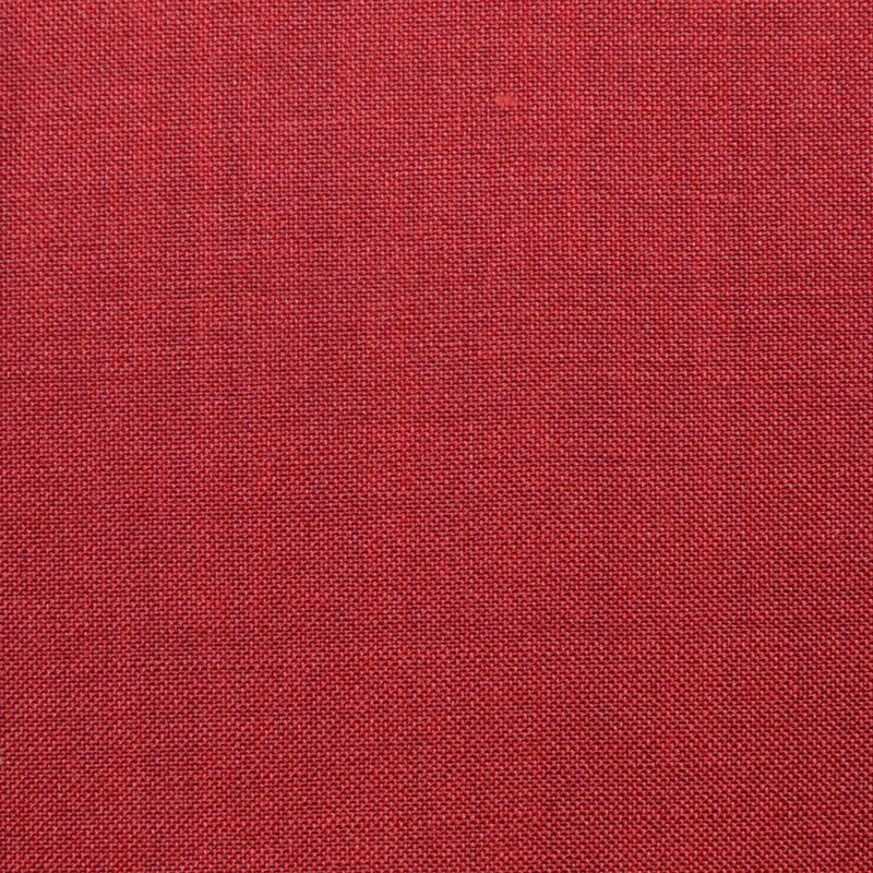 Tomato Red Solid Super 100's Wool & Kid Mohair Suiting By Holland & Sherry