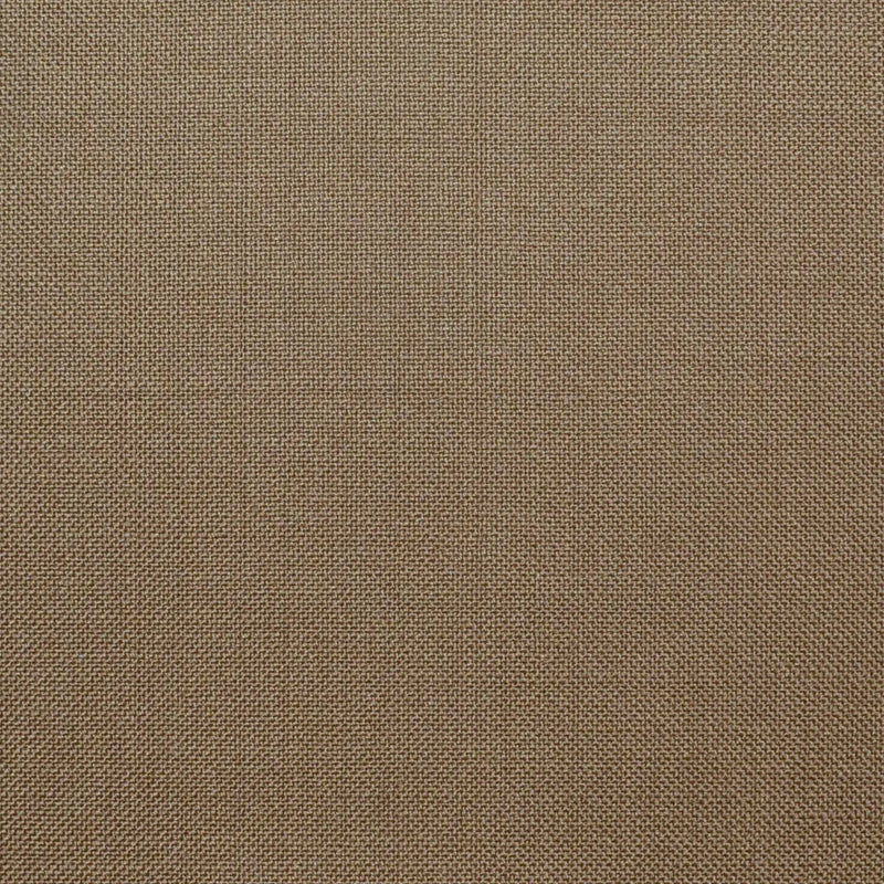 Dark Tan Solid Super 100's Wool & Kid Mohair Suiting By Holland & Sherry