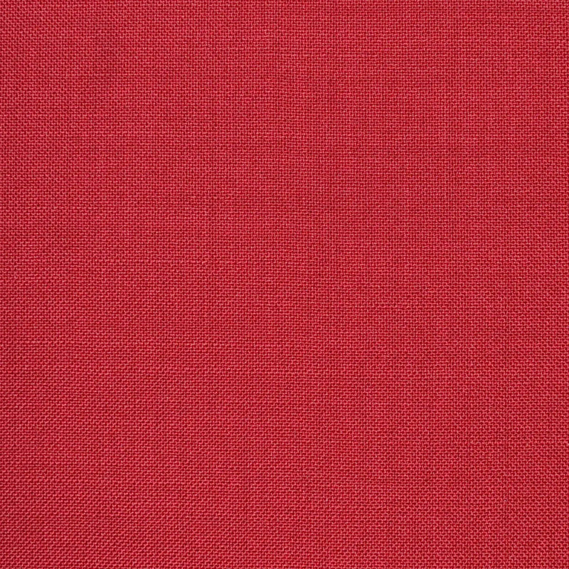 Red Solid Super 100's Wool & Kid Mohair Suiting By Holland & Sherry