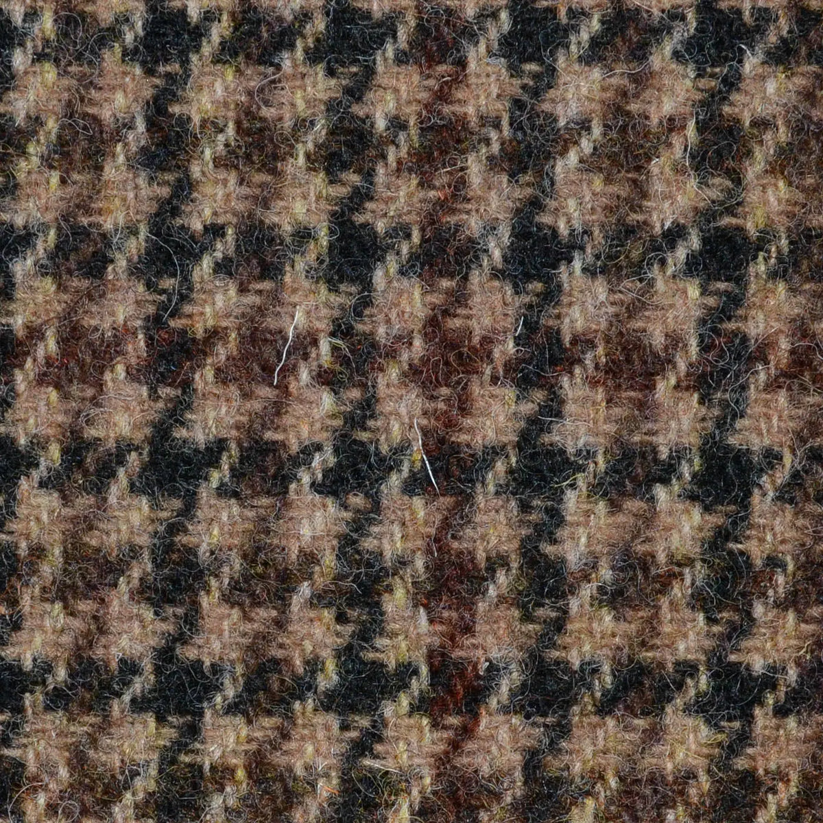 Brown Gun Club Check All Wool Harris Tweed Yorkshire Fabric