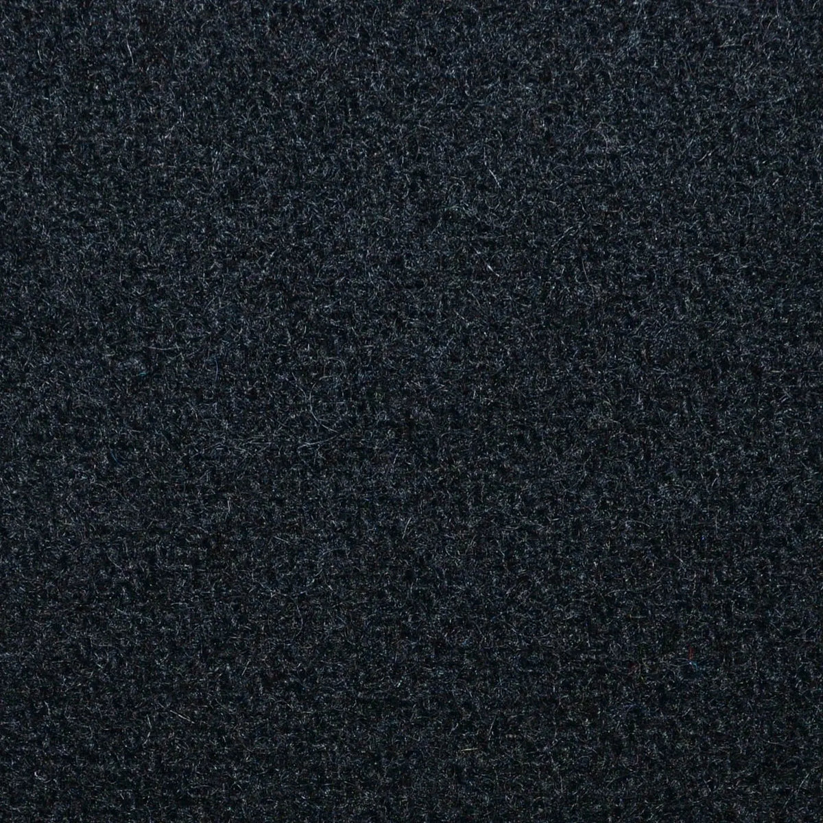 Black Solid All Wool Harris Tweed Yorkshire Fabric