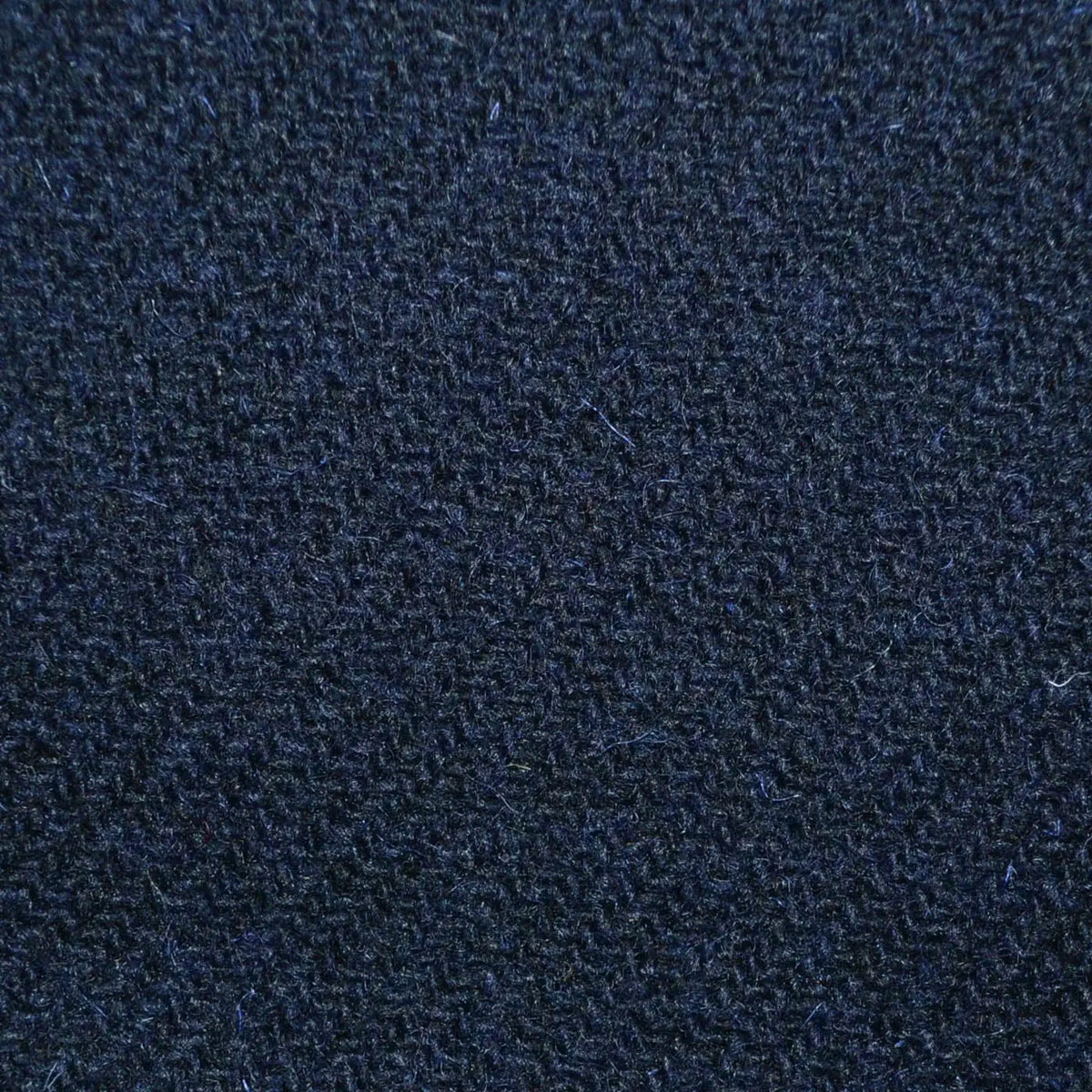 Navy Solid All Wool Harris Tweed Yorkshire Fabric