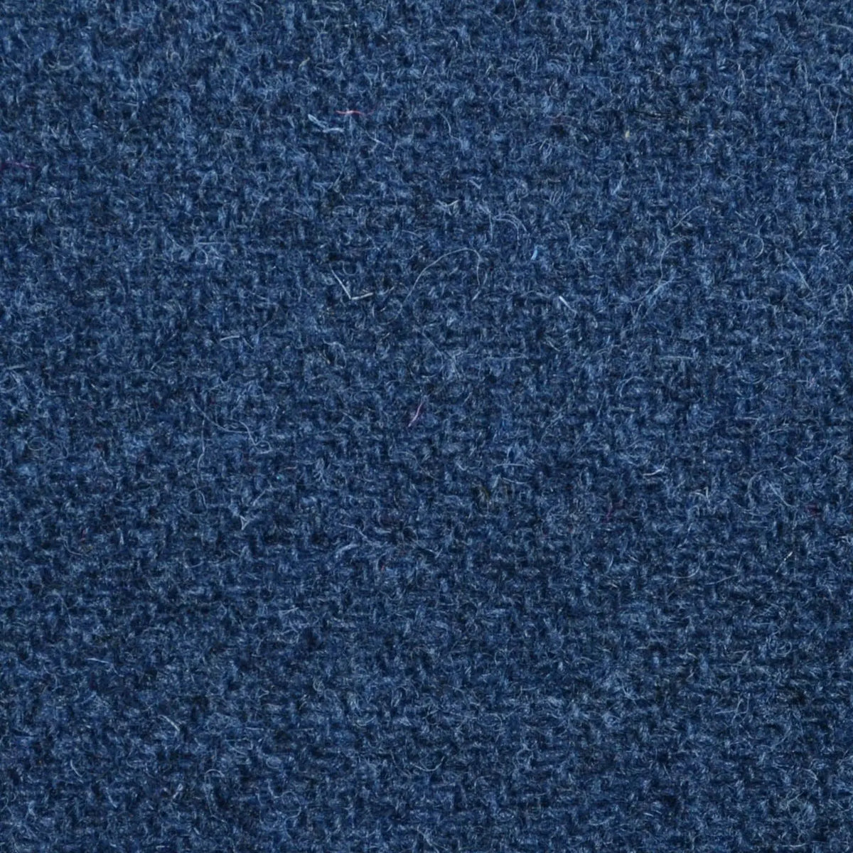 Medium Blue Solid All Wool Harris Tweed Yorkshire Fabric