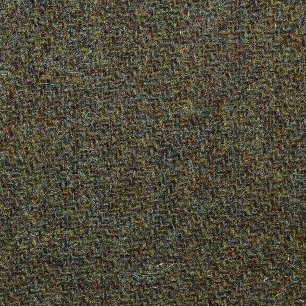 Moss Green Solid All Wool Harris Tweed Yorkshire Fabric