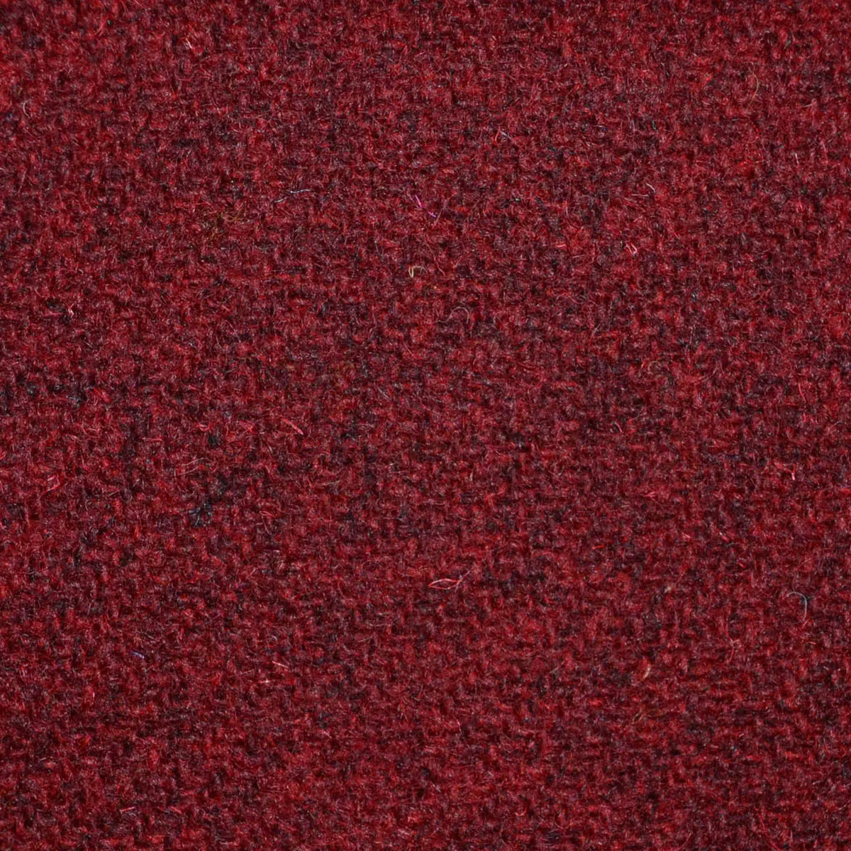Red Solid All Wool Harris Tweed Yorkshire Fabric