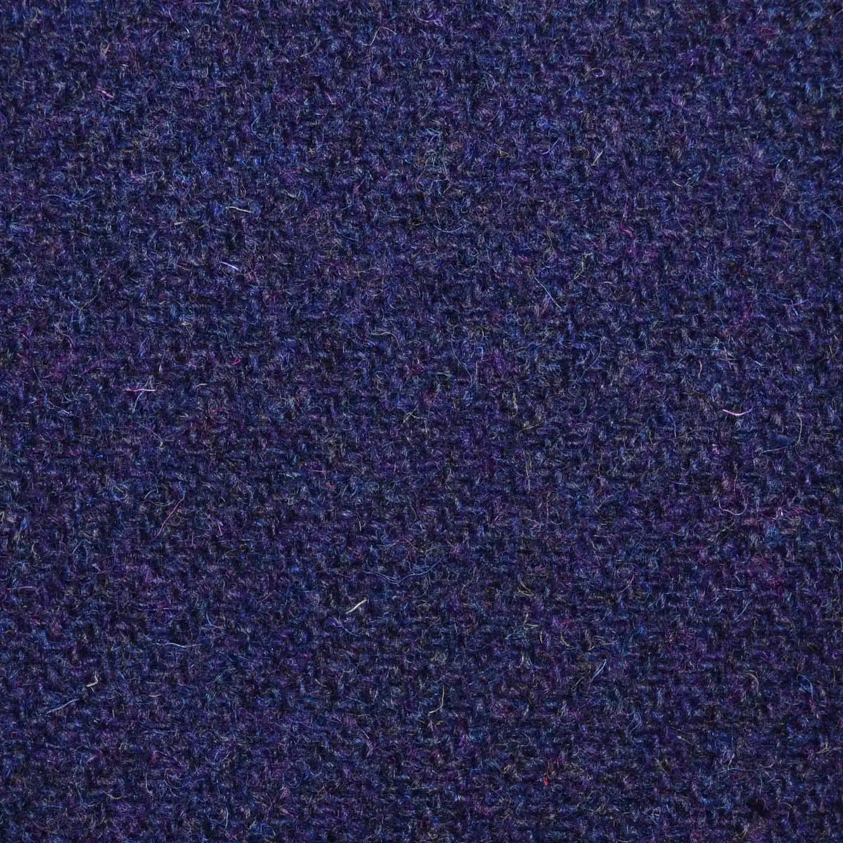 Aubergine Solid All Wool Harris Tweed Yorkshire Fabric