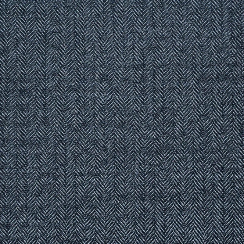 Grey Herringbone Super 100's All Wool Worsted Suiting By Holland & Sherry Yorkshire Fabric