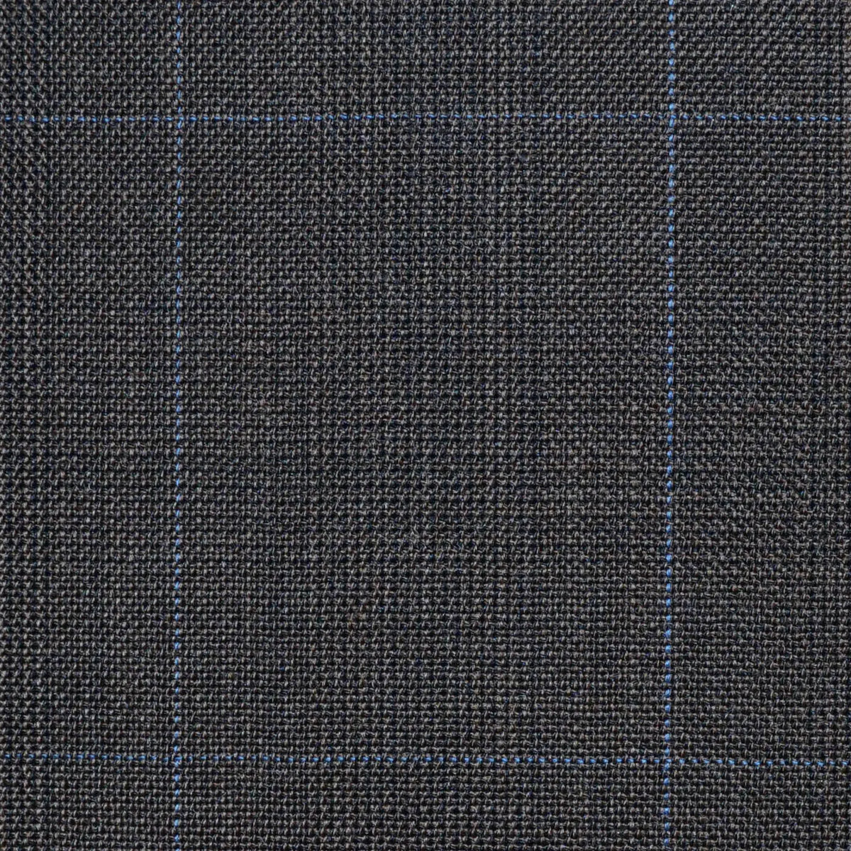 Brown Split Matt Glen Check Super 100's All Wool Worsted Suiting By Holland & Sherry Yorkshire Fabric