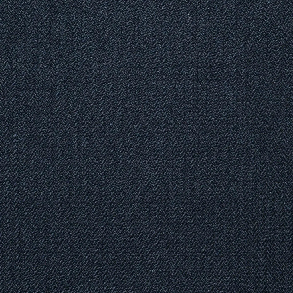 Black Micro Weave Super 100's All Wool Worsted Suiting By Holland & Sherry Yorkshire Fabric